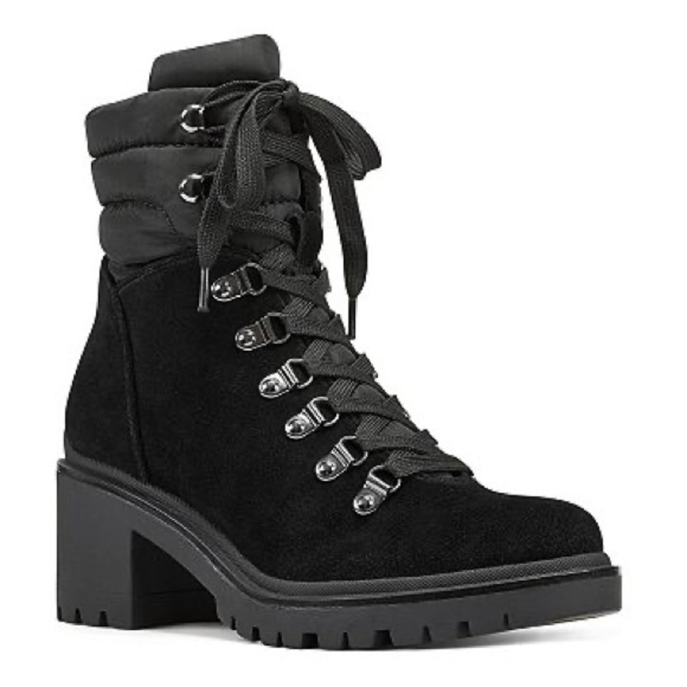 ❤️ - Nine West Persia Women's Leather Combat Boots sold out!